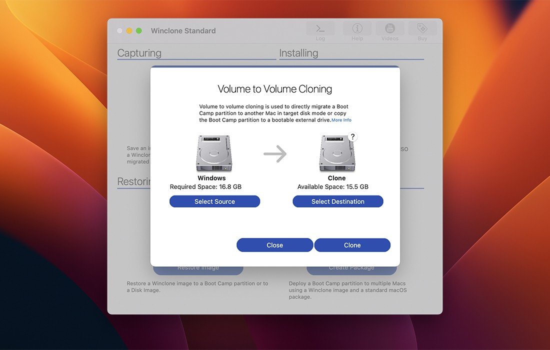 Winclone Pro screenshot 2